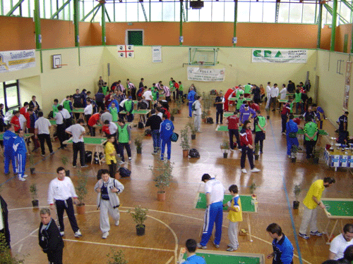 Veduta d'insieme della kermesse